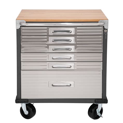 Seville Classics UltraHD Rolling Storage Cabinet with Drawers